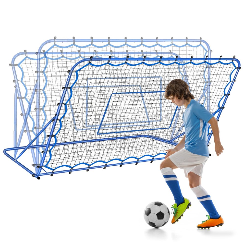 Winthai 5.9x3.7FT Soccer Rebounder Net, Quick-Switch Angle Soccer Training for Control, Passing Practice, Easy Setup Rebounder Gifts & Equipment for Kids,Teens & Adults