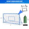 Winthai 7x3.7FT Soccer Rebounder Net, Quick-Switch Angle Soccer Training for Control Passing Practice, Easy Setup Rebounder Gifts & Equipment for Kids,Teens & Adults view 2
