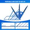 Winthai 7x3.7FT Soccer Rebounder Net, Quick-Switch Angle Soccer Training for Control Passing Practice, Easy Setup Rebounder Gifts & Equipment for Kids,Teens & Adults view 3