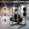 1200 lbs Power Cage, 1200 lbs Multi-Functional Power Rack, Rated Lifting CageSquat Rack with Accessories, Squat Rack for Weight Training, Black view 2