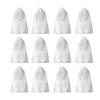 20 PCS Shoe Pouches Storage Travel Shoe Bags Drawstring Fabric Shoe Bags for Travel Soft Cloth Shoe Packing Bags White view 1