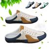 HUIQINGLI Men Slip on Mule Sneakers, New Summerr Slip-on Men's Sports Slippers, Low Top Baotou Half Drag Sneakers for Men (Blue,6.5) view 1