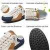 HUIQINGLI Men Slip on Mule Sneakers, New Summerr Slip-on Men's Sports Slippers, Low Top Baotou Half Drag Sneakers for Men (Blue,6.5) view 4