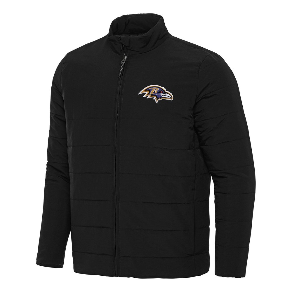 Antigua Men's Black Baltimore Ravens Swelter Full-Zip Jacket