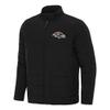 Antigua Men's Black Baltimore Ravens Swelter Full-Zip Jacket view 1
