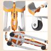 BXKCFYBSQ Leg Stretcher,Splits Machine,Fitness Training Equipment,for Ballet Martial Arts Training Legs,Load Capacity 200 Kg,180 Degree Stretch(Orange) view 4
