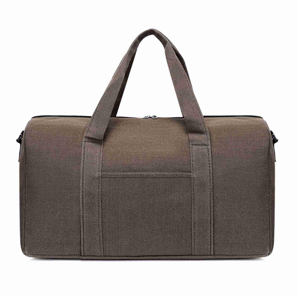 Alomejor Travel Duffel Bag Large Capacity for Clothes Easy Access Pocket with Handles for Travel, Camping, Gym, Swim (Khaki)