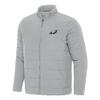 Antigua Men's Gray Philadelphia Eagles Swelter Full-Zip Jacket view 1