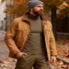 IVOVFANZY Thermal Turtleneck Men Undershirt Base Layer Top Long Sleeve Shirts Basic Pullover T-Shirts(Brown, L) view 4