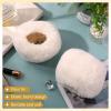 SATINIOR Faux Fur Short Wrist Cuff Winter Fuzzy Wrist Cuff Warmers for Women Girls Favors(Beige) view 2