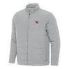 Antigua Men's Gray Kansas City Chiefs Swelter Full-Zip Jacket view 1