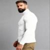 IVOVFANZY Mens Turtleneck Long Sleeve Shirts Thermal Base Layer Top Lightweight Undershirt(White, XL) view 2