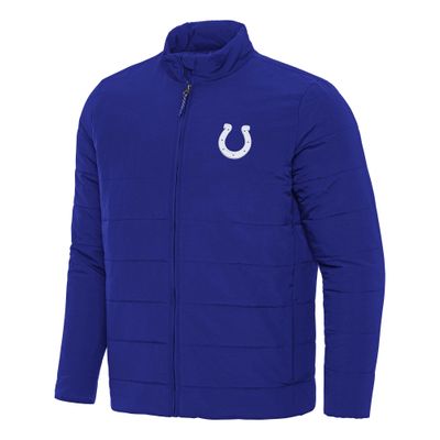 Antigua Men's Royal Indianapolis Colts Swelter Full-Zip Jacket