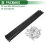 Motoforti Universal Bicycle Spokes Bike Wheel Spokes 14G 295mm Length Carbon Steel Black 1 Set view 4