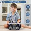 Game Day Outfitters Michigan Wolverines Monster Truck Push and Go, Friction Powered | Officially Licensed NCAA Logo Toy Truck 1:18 Scale Truck | for Fans, Boys, Kids view 2