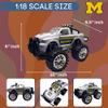 Game Day Outfitters Michigan Wolverines Monster Truck Push and Go, Friction Powered | Officially Licensed NCAA Logo Toy Truck 1:18 Scale Truck | for Fans, Boys, Kids view 3