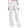 Sweatpants for Girls Baggy Wide Leg High Waisted Fleece Joggers with Pockets Trendy Casual Comfy Track Pants view 3