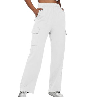 Sweatpants for Girls Baggy Wide Leg High Waisted Fleece Joggers with Pockets Trendy Casual Comfy Track Pants