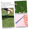 Abaodam Chinese Jump Rope High Elasticity for Outdoor Games for Group Exercise for Boys and Girls and Adults view 3