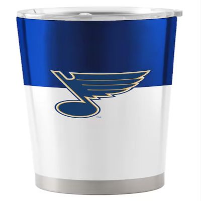 Boelter Brands Licensed NHL Stainless Steel Double Wall Vacuum Insulated Colorblock Ultra 20oz Travel Tumbler (St Louis Blues)