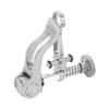 ZHUAYSEJXA Bike seat clamp Seatpost Clamps Quick Release Bicycle Components Clamp for 3sixty for Brompton Mid-bar Parts Quick Quick Release Bike seat clamp Quick Release(Black Aluminum) view 3