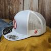 "Rose" HOG Hat Light Blue/White w/Red Patch view 4