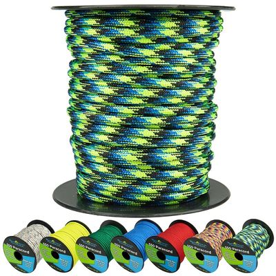 West Coast Paracord 550lb Paracord Spools 7 Strand Type III Tactical Parachute Cord for Hiking, Camping, and Fishing Aquatica (1,000 ft)