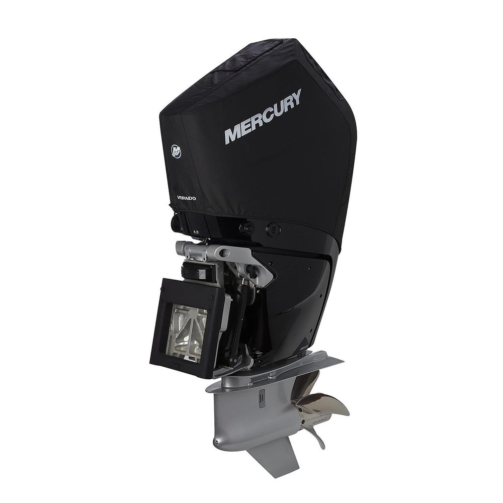 MERCURY 8M0228526 5.7L V10 400hp Outboard Vented Splash Cover, Black