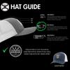 HOOEY Bronx Adjustable Snapback Mesh Trucker Back Hat (Blue/White) view 4