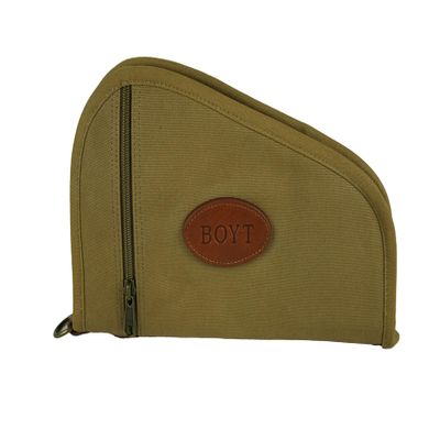 Boyt Harness Co. PP42 Heart-Shaped Handgun Case with Accessory Pockets, Khaki, 12"