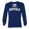 Buffalo - Sports City Hockey Unisex Long Sleeve Shirt (Navy, XX-Large) view 1