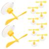 ASAKKURA 10pcs Dragonfly Suction Cup Helmet Decor Durable Yellow Motorcycle Accessories for Women Easy to Install with Strong Absorption Fun and Creative Design view 1