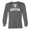 Haase Unlimited Boston - Sports City Hockey Unisex Long Sleeve Shirt (Charcoal, XX-Large) view 1