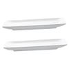RORPOIR 2pcs Aesthetic Jewelry Holder Dish Ceramic Jewelry Trays for Organizing Makeup and Accessories Compact Decorative Plates for Desktop and Dresser view 1