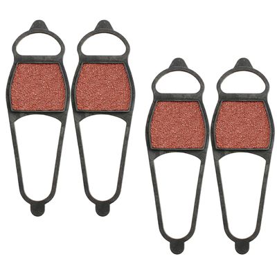 Yardenfun 2pairs Slip Ice Climbing Shoes Cover Coarse Surface Crampon Cleat for Snow Boots