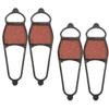 Yardenfun 2pairs Slip Ice Climbing Shoes Cover Coarse Surface Crampon Cleat for Snow Boots view 1