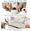 Yardenfun 2pairs Slip Ice Climbing Shoes Cover Coarse Surface Crampon Cleat for Snow Boots view 3
