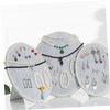 Cabilock Oval Shaped Earring Display Rack Elegant Jewelry Organizer for Wall Tabletop Use for Studs and Hoops and Space-saving Earring Holder for Women view 2
