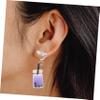 AOKWAWALIY 6 Pairs Simulated Pearl Milk Tea Cup Clip on Earrings Plastic Material Bubble Tea Ear Clips for Women Party Accessories Reusable Cute Fashion view 4