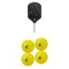 JOOLA Ben Johns Hyperion CGS 16mm Pickleball Paddle - Textured Carbon Grip Surface for Spin & Control, Added Power - Polypropylene Honeycomb Core Racket + JOOLA Primo Indoor/Outdoor Pickleball Balls view 1