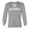 Haase Unlimited Columbus - Sports City Hockey Unisex Long Sleeve Shirt (Light Gray, Small) view 1