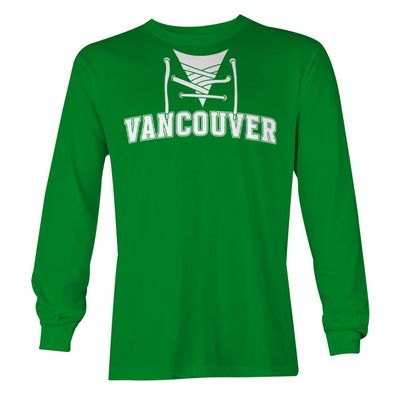 Haase Unlimited Vancouver - Sports City Hockey Unisex Long Sleeve Shirt (Kelly, Small)