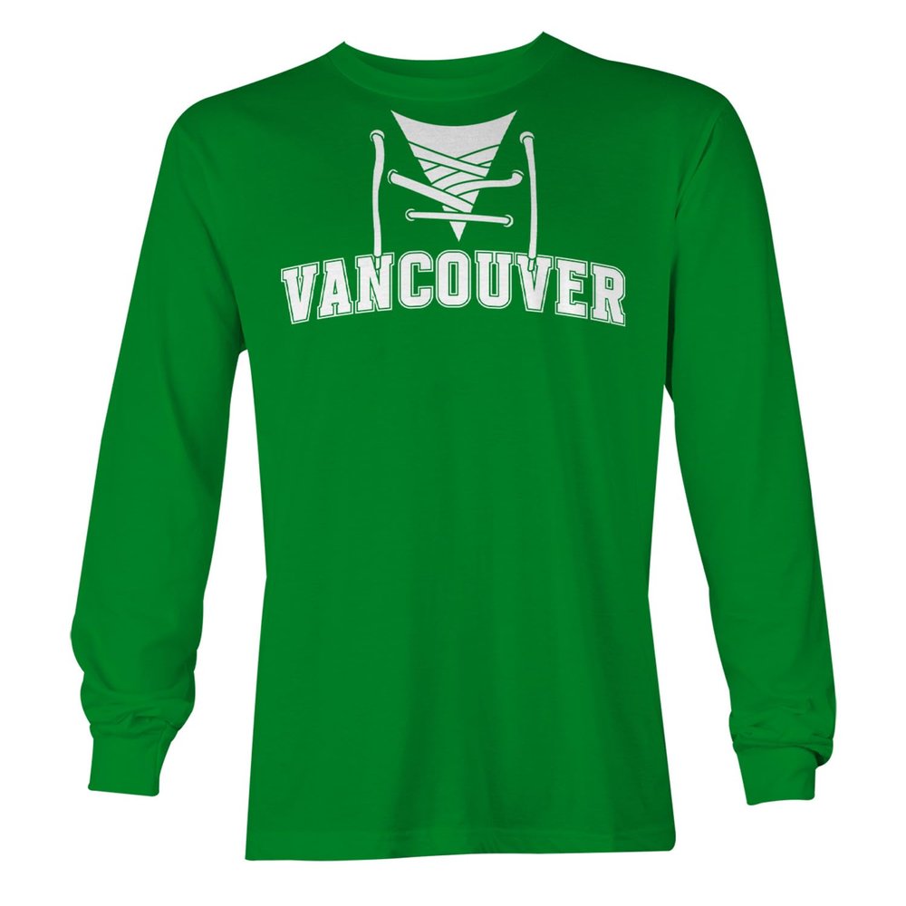 Haase Unlimited Vancouver - Sports City Hockey Unisex Long Sleeve Shirt (Kelly, Small)