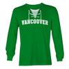 Haase Unlimited Vancouver - Sports City Hockey Unisex Long Sleeve Shirt (Kelly, Small) view 1