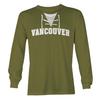 Haase Unlimited Vancouver - Sports City Hockey Unisex Long Sleeve Shirt (Olive, Small) view 1