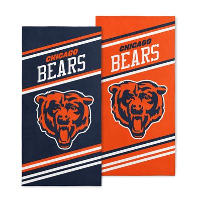 Northwest NFL Sprung Beach Towels 2PK 30X60, Chicago Bears