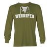Haase Unlimited Winnipeg - Sports City Hockey Unisex Long Sleeve Shirt (Olive, XX-Large) view 1