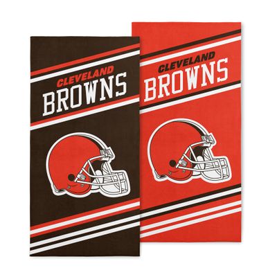 Northwest NFL Sprung Beach Towels 2PK 30X60, Cleveland Browns