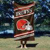 Northwest NFL Sprung Beach Towels 2PK 30X60, Cleveland Browns view 2