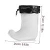 WOFASHPURET 1 Pair Rain Boots Liner Warm Boot Socks Warm Boot Liners Comfortable Boot Liners Boot Shoes Inserts Keeping Boot Liners Rain Boot Socks Detachable Boot Liners Rain Boot Liner Cloth view 2